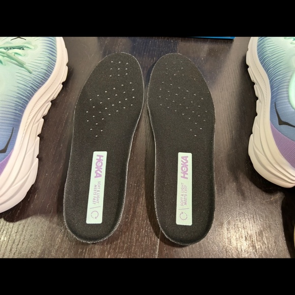 Hoka One One Rincon 3 Running Shoes Sneakers Sunlit Ocean/Airy Blue Womens 7B - Picture 10 of 15